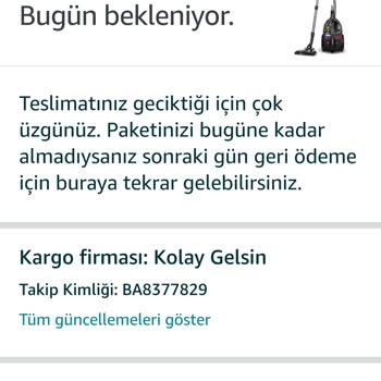 Amazon Kargoya Verilmeyen Ürün Şikayeti
