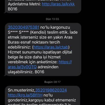 Harmandere Aras Kargo'nun İş Bilmezliği Kafalarına Göre Davranmaları
