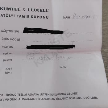 Kumtel Servisi Ürünümü 1 Aydır Tamir Etmiyor