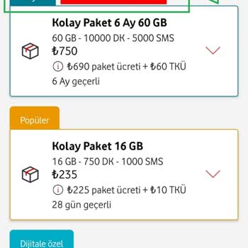 Vodafone Vadettiği Hediye Çekini Vermedi
