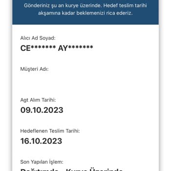 Kargomuzu Getirmeyen AGT Kurye