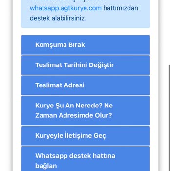 AGT Kurye'nin Kargo Dağıtımı Hakkında Şikayetim