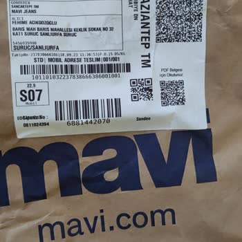 Mavi Eksik Ürün