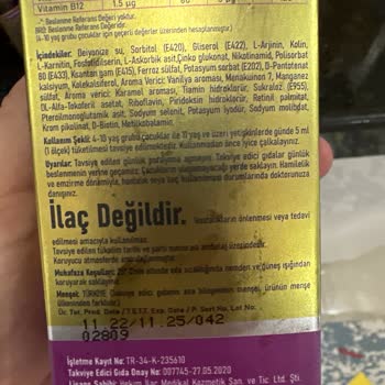 Argivit Smart Köpürüyor Ve Kapakta Siyahlık Var