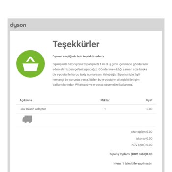 Dyson Teknik Destek Olarak Parça Temin Edemiyorlar