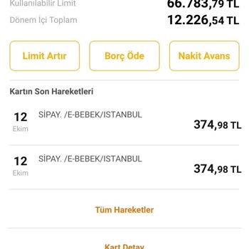 ebebek Tek Sipariş İki Defa Ücret