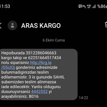 Aras Kargo Kargoyu Konteyner Kente Getirmiyor.