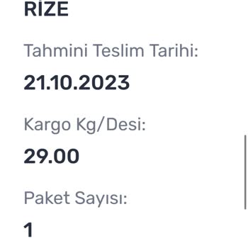 Rize Aras Kargo Bina Önüne Bırakılan Kargo