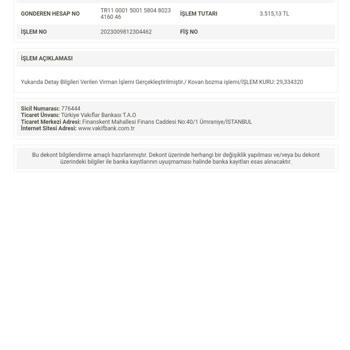 VakıfBank Kovan Hesabı Şikayet