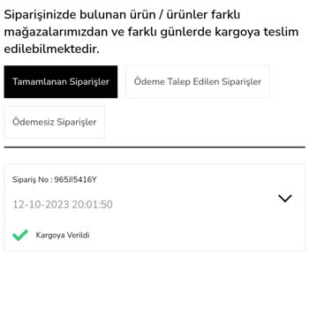 Çetinkaya Ürün Gönderilmiyor Para İadesinde Bulunulmuyor