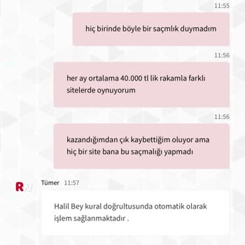 Redwin Kazanç Limiti Var Kaybetme Limiti Yok Ödeme Yapmamak İçin :) )