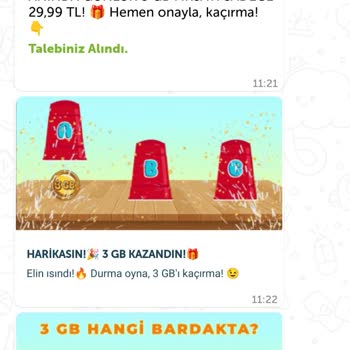 BİP 3GB Kazandım Ama İnternet Gelmedi!