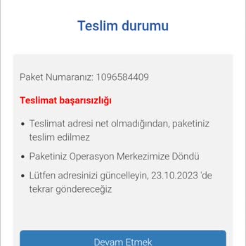 PTT Kargo PTT Olmayan Paket Gönderisi