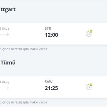 Pegasus 24 Saat İçerisinde Ücretsiz İptal Hakkını Kullanamıyoruz
