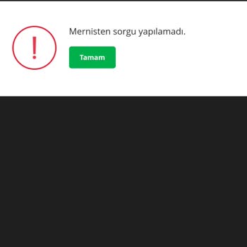 TEB Mernis'ten Sorgu Yapılamadı
