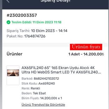 Aras Kargo Televizyonumu Paramparça Etti Ve Arkasında Durmuyor!