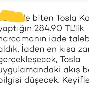 Tosla İade Amazon İadesini Geciktiriyor