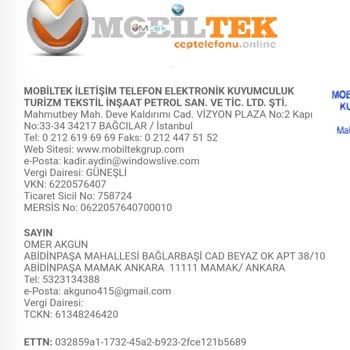 PttAVM Arızalı Telefonun Satışı Ve İade Alınmaması
