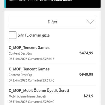 Vodafone Telefonumda Virüs Yüzünden Faturama Yüksek Ücret Geldi