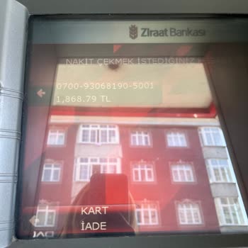 Ziraat Bankası Kartımda Para Olmasına Rağmen Para Çekemiyorum