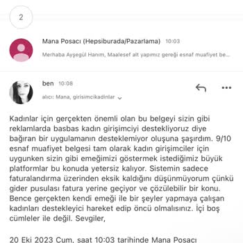 Hepsiburada Esnaf Muafiyet Belgesi İle Satışa İzin Vermiyor