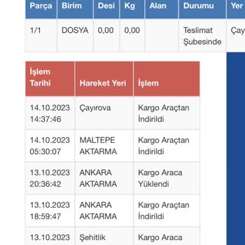 Sürat Kargo, Sorumsuzluğu Kargonun Teslim Edilmemesi