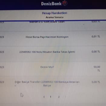 Denizbank Yatırım Hesabı Para Kesintisi