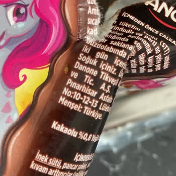 BİM'den Aldığım Danone Kakaolu Sütlerde Kurtlar Çıktı