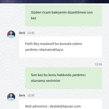 Betpuan Ödeme Yapılmaması Hakkında