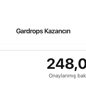 Gardrops Hesabıma Eksik Para Yükledi!