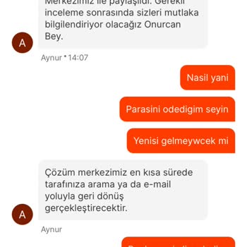 Migros Yemek (Burger King) Gelen Hatalı Sipariş Ve Müşteri Deneyimi