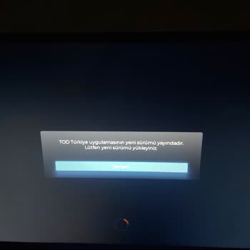 Tod TV Üyelik Smart TV De Hata Veriyor.