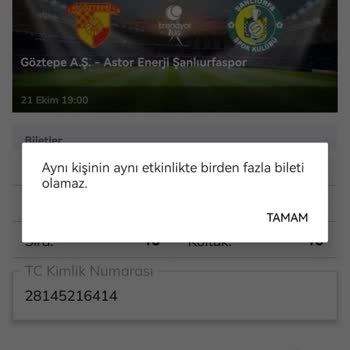 Passo Bilet Tanımlama Sorunu