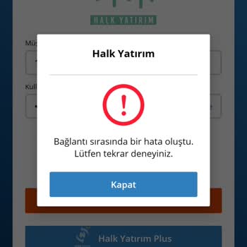 Halk Yatırım Uygulamayı Devre Dışı Bırakması