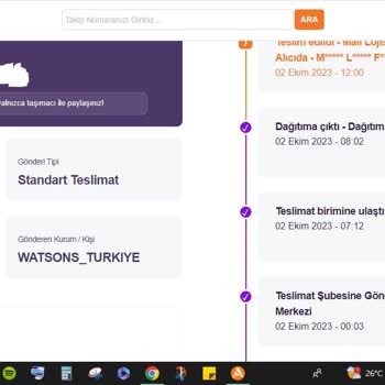 Watsons 3 Haftadır Siparişim Ortalıkta Yok! Hiçbir Bilgilendirme Yapılmadı!