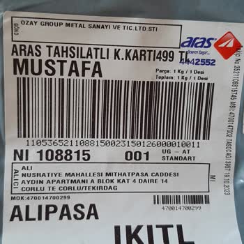 Aras Kargo Yanlış Mağaza Yanlış Ürün