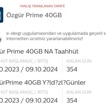 Türk Telekom Yanlış Tarife Değişikliği