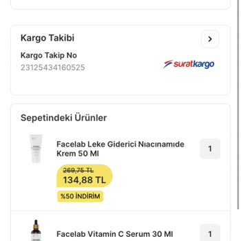 Sürat Kargo Bilgim Dışında Ürün İadesi