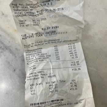 A101 Den Aldığım Kurtlu Pirinç