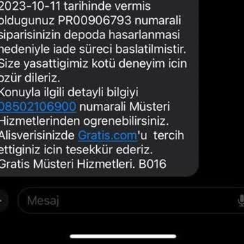 Gratis İndirimli Ürün Satıp Sipariş İptali Yapıyor