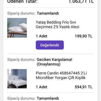 N11 Den Aldığım Pierre Cardin Siparişi 1 Aydır Kargoya Verilmedi