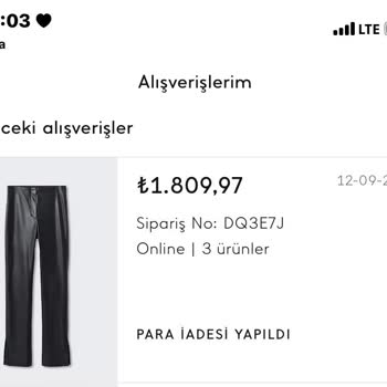 Mango Ürünlerim Gelmeden İade Oldu