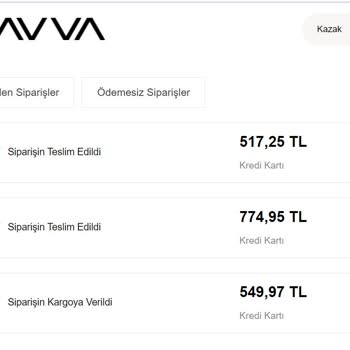 Avva Ürünümü Göndermedi Ve Hiç Umursamadı.
