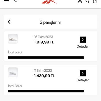 Reebok 3 Haftadır Kargoya Verilmiyor