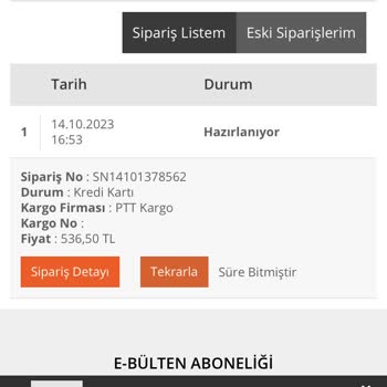 İsem Kitap Kitap Siparişi Verdim, Kargo Takibi Yok