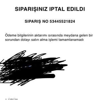 Zara Ödeme Bilgileri Aktarımı Sırasında Olarak İptal Ediliyor