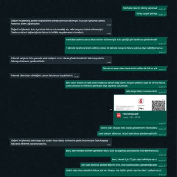 Vatan Bilgisayar İade Fiyaskosu Ve Fatura Eklenmemiştir İadesi