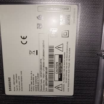 Samsung Marka EU50 TU8000U Model Televizyon Panel Arızası