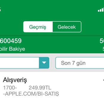 Apple Kartımdan Habersiz Para Çekilmiş