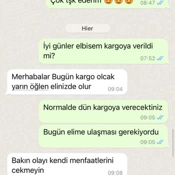 Esila Tesettür Evi (Instagram) Sipariş Ettiğim Ürünler Çok Kötü Geldi